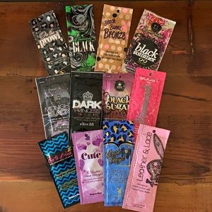 Lot of 12 Bronzing Tanning Lotion Packets